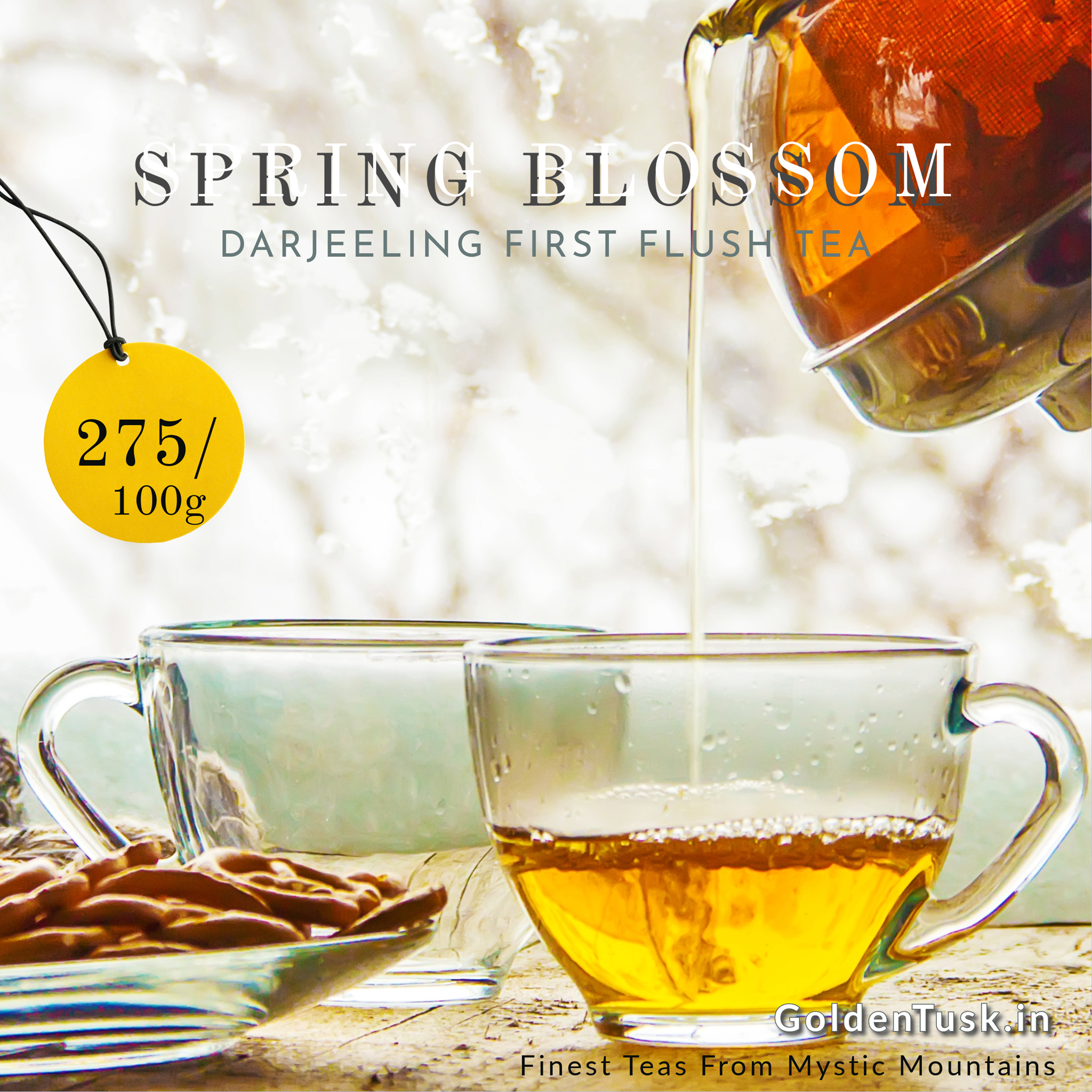 Darjeeling First Flush Black Tea Spring Blossom